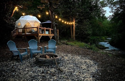 Purlear House | Pet-Friendly Glamping Dome Rental for Relaxing Escapes near Boone, NC