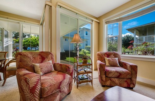 Princeville Condo | Private Ground Floor Condo at Plantation 1111