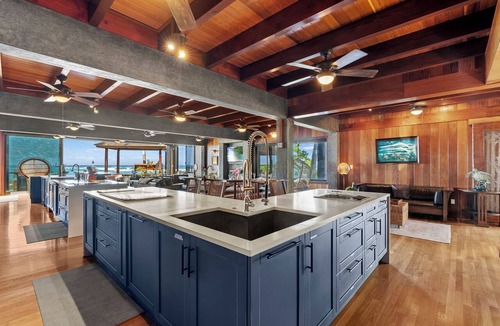 Waialee House | Samurai House by Gather: Oceanfront Estate w/Infinity Pool & Theater