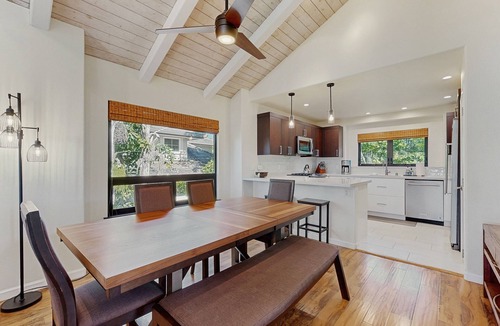 Princeville House | Spacious home with charming views from lanai - walk to the beach
