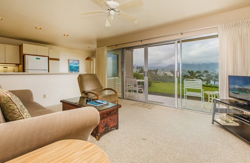 Princeville Condo | Special Rate at Pali Ke Kua 115 offers Magnificent Oceanfront Views