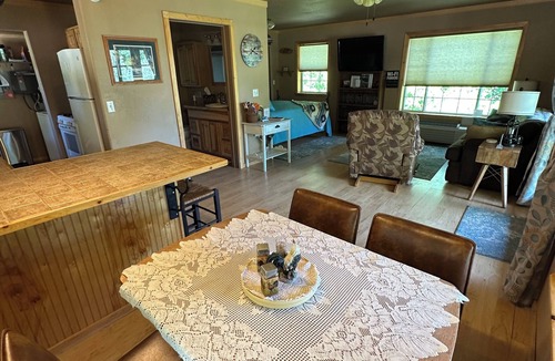 Aztec Cabin | Studio type cabin with access to use of private park on the banks of the Animas.