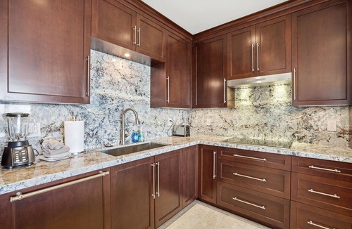 Wailea Condo | Stunning Beachfront Condo at Makena Surf Resort #E104 with Panoramic Ocean Views