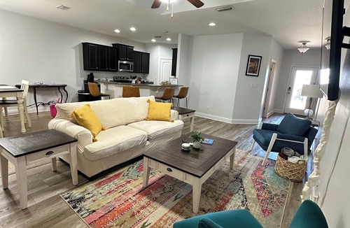 Mobile House | Stylish 3 Bedroom, 2 Bath near USA Campus-Fenced Yard + Garage