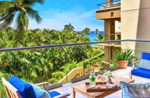 Montage Kapalua Bay Apartment | The Resort at Kapalua Bay Oceanfront 3 BR Sleeps 10 Luxury Resort Living Complimentary Car with 6 Nights MON-5203 by KBM