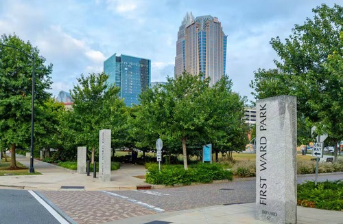 First Ward Condo | Treetop Loft Studio – Walk to Uptown Hotspots