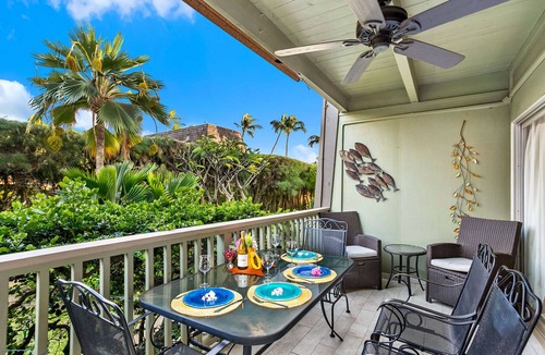 Kihei Condo | Tropical Garden View at a Beach Front Property-Kihei Kai Unit #5