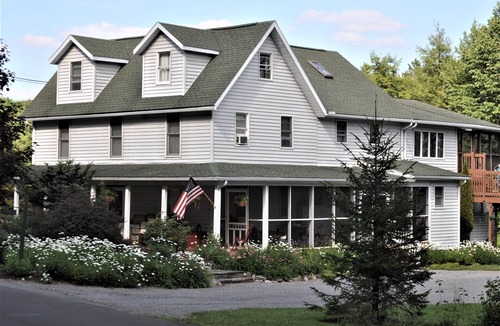 Eagles Mere House | Two Bedroom Across from Outlet Pond on edge of village and wooded trails.