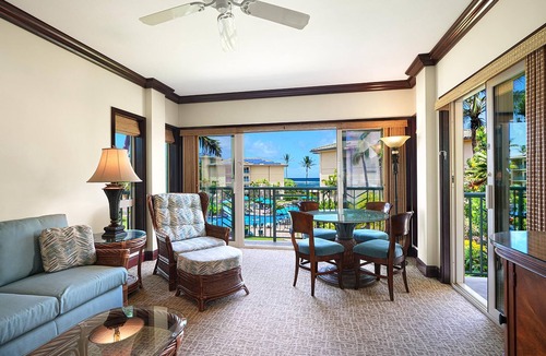 Wailua Condo | Waipouli Beach Resort Partial Ocean 2 BD 3 BA