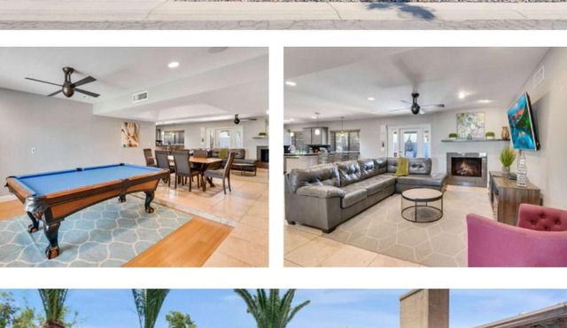 4 bdr, Two Master suite, billiards & desert oasis pool in Scottsdale