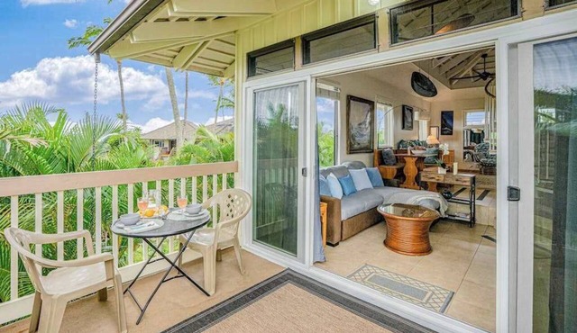 August Sale - Princeville Corner Studio with Fast WiFi, Mountain Views & Pool