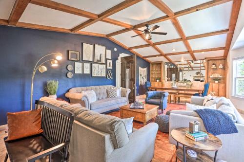 Boho-Chic Home w/Game Room Near Lake Gregory! in Crestline