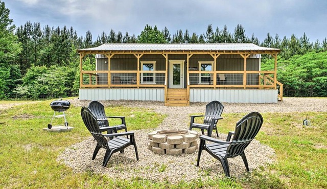 Broken Bow Cabin on 15 Acres w/Stocked Fish Pond! in Broken Bow