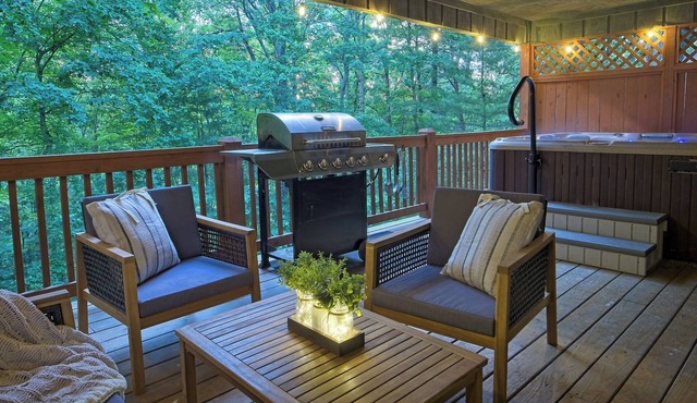 Cabin w/Hot Tub · Fireplace · EV Charger in Asheville