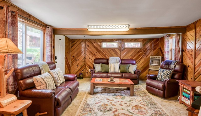 Dog-friendly cabin with lake & mountain views & washer/dryer