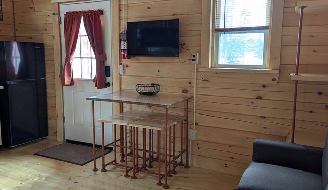 "Great North Woods" cabin at Keyser Pond Campground