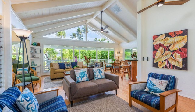 Hale Alealea Beach House, one house back from Kepuhi Beach.