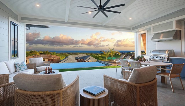Hali'a Mai Distant Ocean View Koloa Home w/Pool