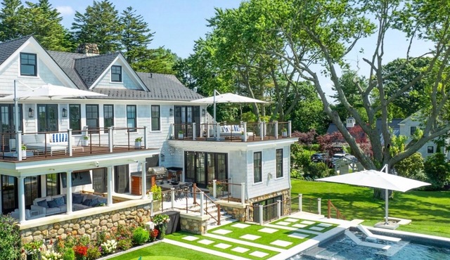 Luxurious expansive villa in prestigious Watch Hill set on 5 acres in Westerly