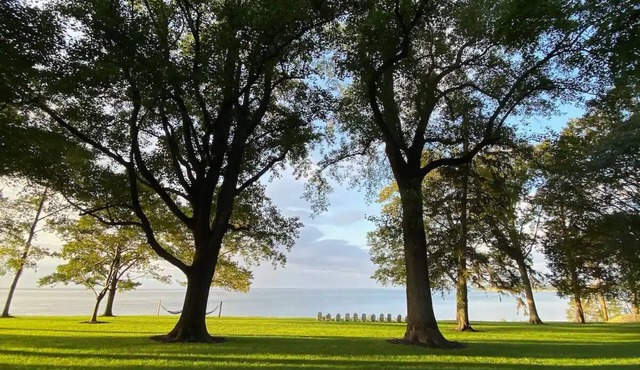 Luxury Private Waterfront Compound on the Chesapeake Bay for 20+ Pool, Tennis.