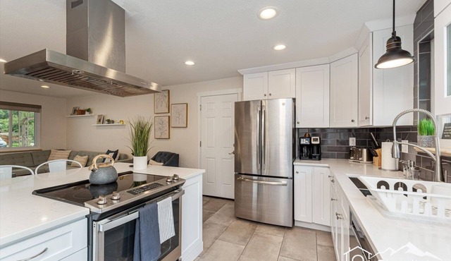 Mod-Chic Retreat Lux Kitchen Game Rm Patio