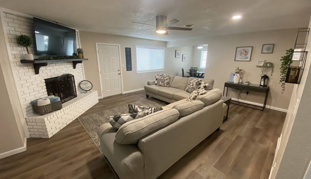 Newly renovated 3 bed/2 bath, central to the fun.