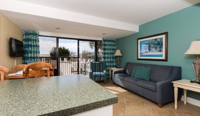 Oceanfront 3BR Condo | Steps to Beach + Balcony