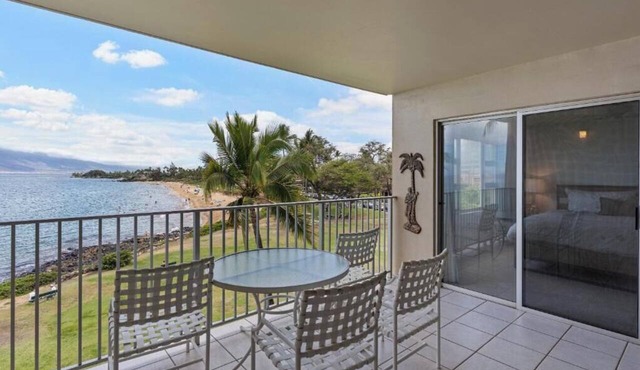Oceanfront Bliss at Royal Mauian #405–Stunning Views, Prime South Kihei Location