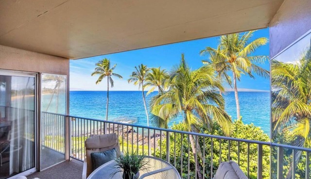 Oceanfront Royal Mauian #515 - 2BR/2BA with Panoramic Views Near Kamaole Beaches