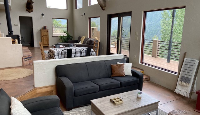 Open, Airy Mountaintop Home
