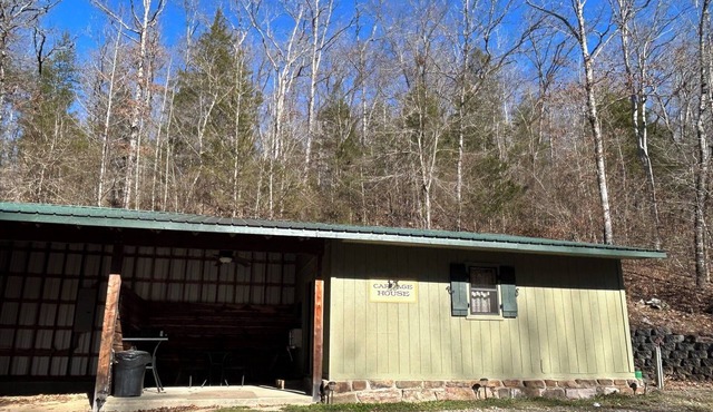 Park and ride to ATV trailheads and to the Mulberry River at Cass Arkansas.