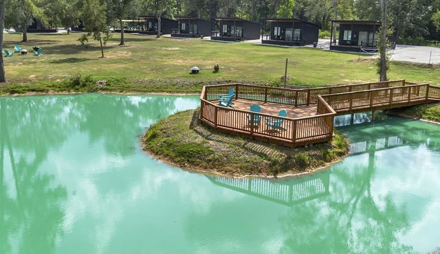 Peaceful Luxury Tiny Home Resort with Pool & Goats near Houston, Hempstead Texas – Entire Property Rental in Hempstead