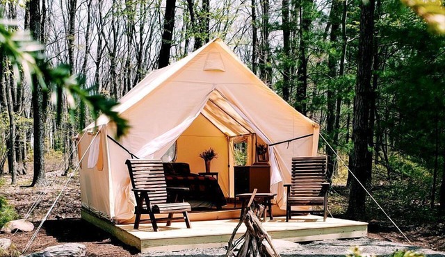 Peaceful Pocono Mountains Rental for Glamping in Pennsylvania