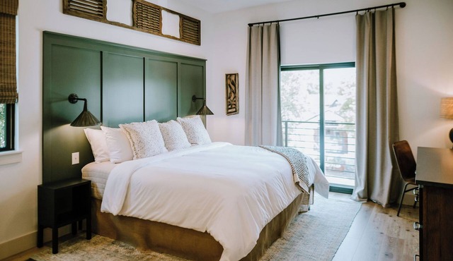 Rancher's Rest — Modern Western King Suite | Gaines Ranch on the Square