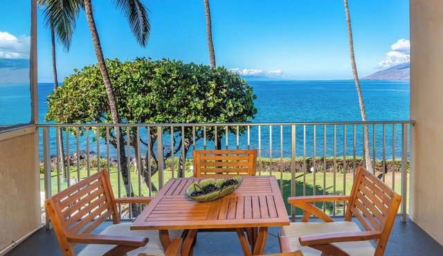Royal Mauian #314 - Oceanfront Maui Condo with Easy Access to Kamaole Beaches