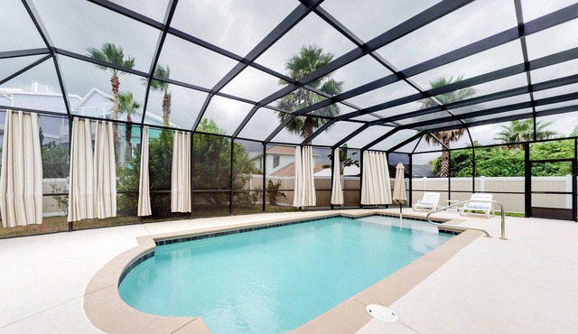 Spacious beach house with private pool, soaking tub, oceanfront views in Ormond Beach