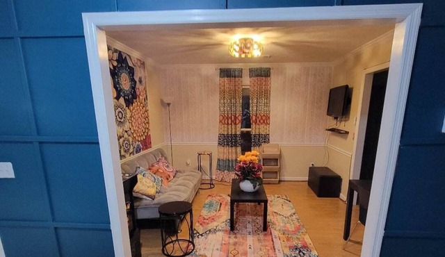 The Nspired Boho Theme House in North Columbus 15 mins from Fort Moore in Columbus