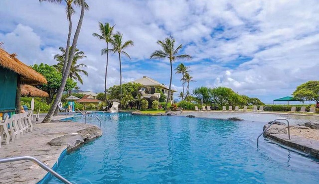 Third-Floor Lihue Condo with Resort Pools, Gym, Spa & Dining
