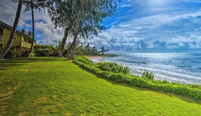 Upper-Floor Kapaa Studio with Water Views & Private Balcony