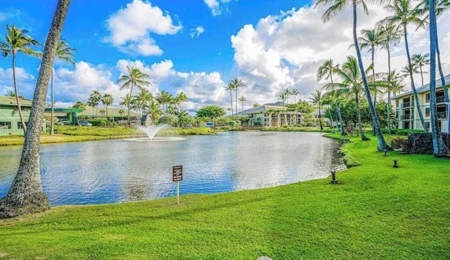 Water-View 3rd-Floor Lihue Condo with Pool, Steps to Beach