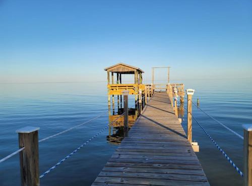 Waterfront Pier Fishing By The Bay
