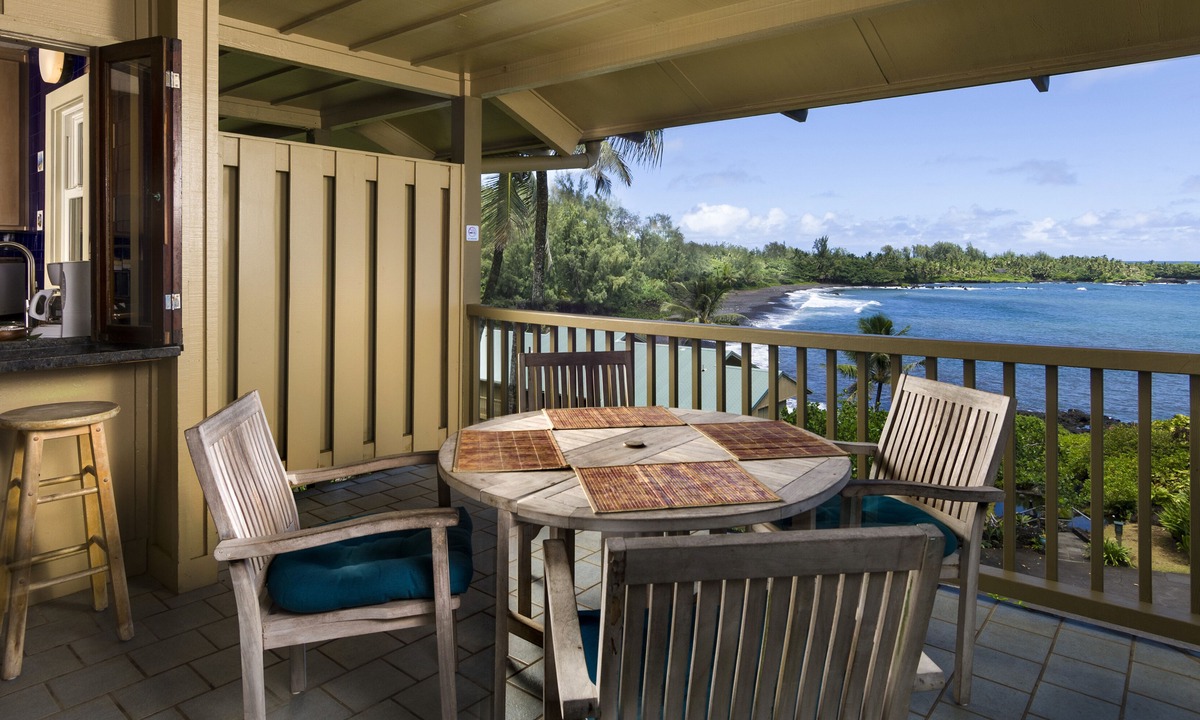 Hana Condo | Oceanview #201 at Hana Kai Maui - 1 Bedroom Upper Floor Corner, Panoramic View!