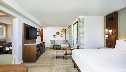 Room, 1 King Bed with Sofa bed, Ocean View, Corner