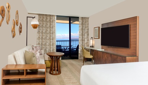 Club Room, 1 King Bed with Sofa bed, Club Lounge Access, Oceanfront