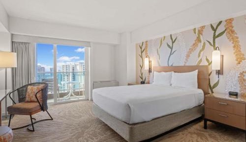 Waikiki Tower Room with Partial Ocean View