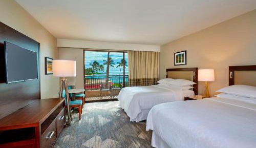 Deluxe Oceanfront View, Guest room, 2 Queen, Oceanfront