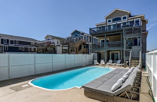 South Nags Head House | All Seasons | Oceanfront | Private Pool, Hot Tub | Nags Head