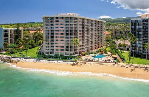 Kahana Apartment | 🐬Whales and The Waves | Discount | Beachfront | Oceanview | Pool | AC🐬