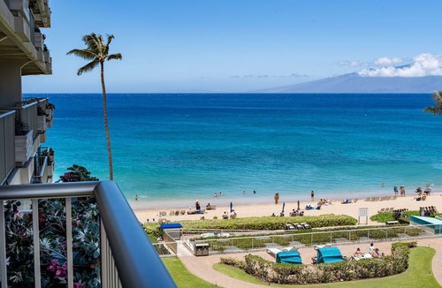 Kaanapali Condo | Maui Resort Rentals: The Whaler 562 - Fully Renovated 5th Floor Studio, Fantastic Pacific Ocean and Black Rock Views!