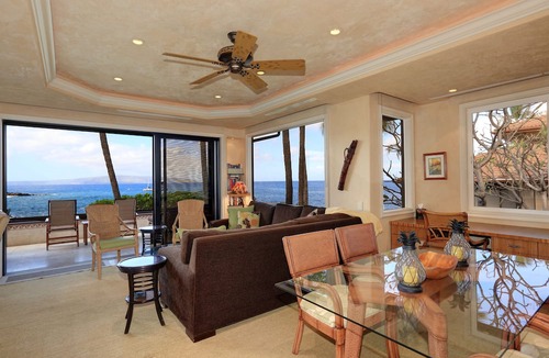 Wailea Condo | Spectacular Corner Oceanfront Escape: Luxurious Makena Surf Resort G-206
